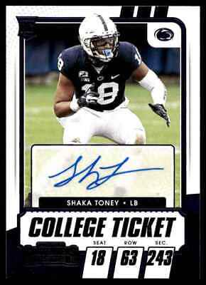 Shaka Toney [Autograph Blue] #182