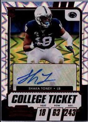 Shaka Toney [Autograph Red Explosion] #182