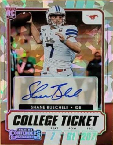 Shane Buechele [Autograph Cracked Ice Ticket] #145