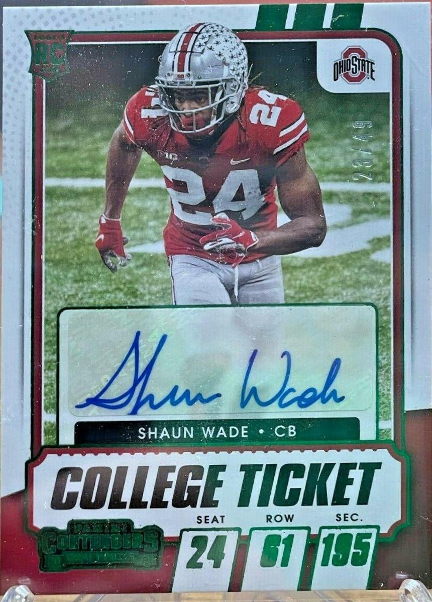Shaun Wade [Autograph Green] #153