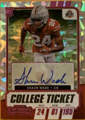 Shaun Wade [Autograph Pink Cracked Ice] #153