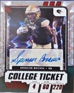 Spencer Brown [Autograph Blue Explosion] #206