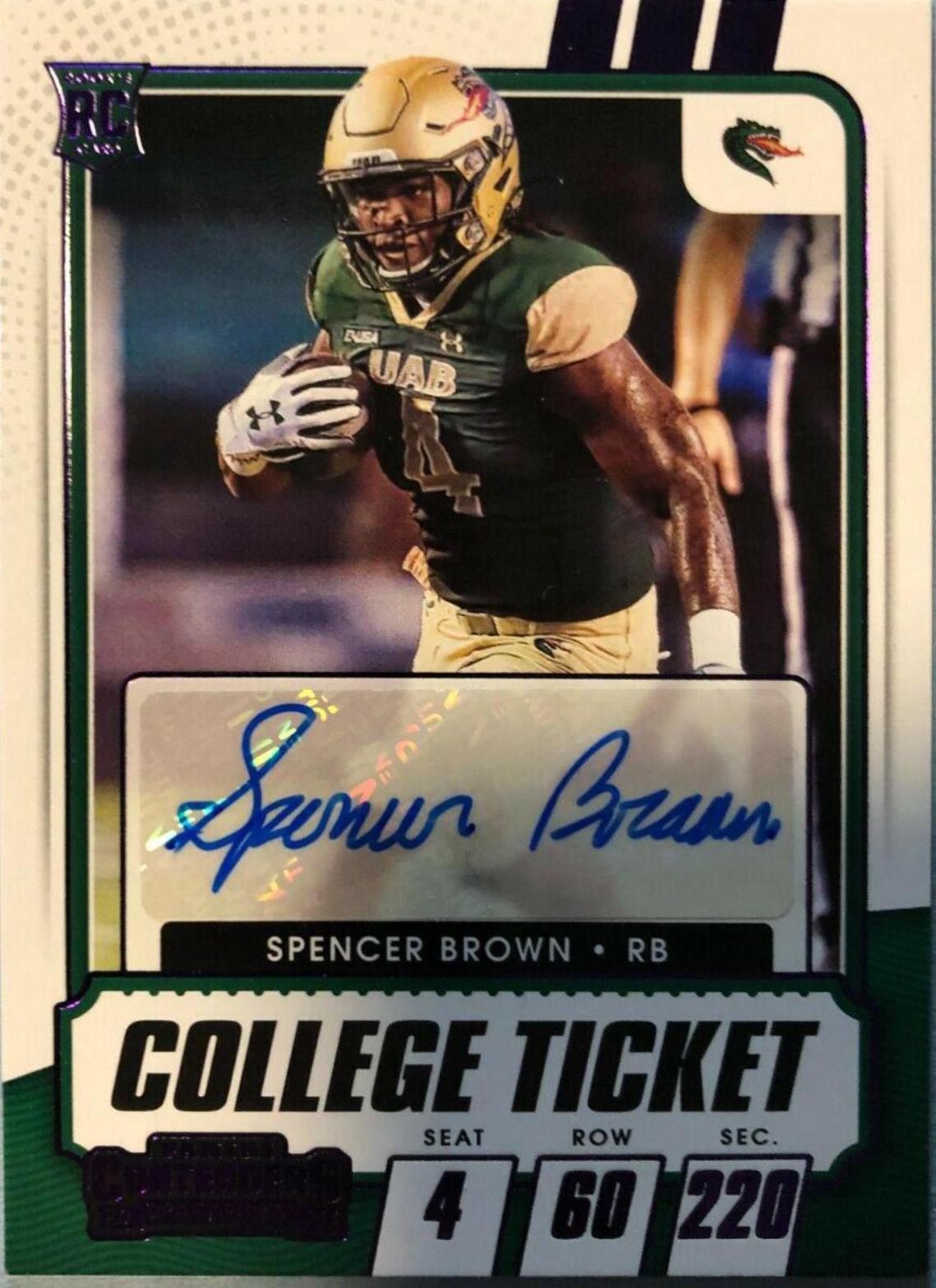 Spencer Brown [Autograph Purple] #206