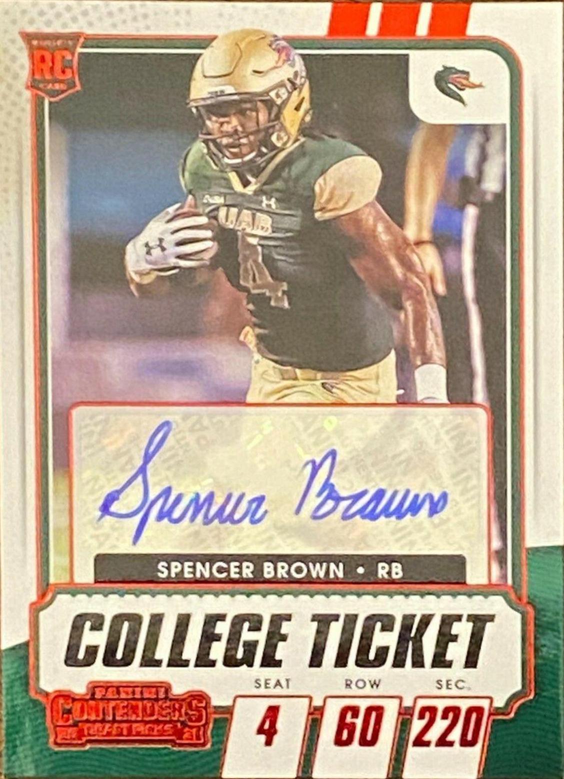 Spencer Brown [Autograph Red] #206