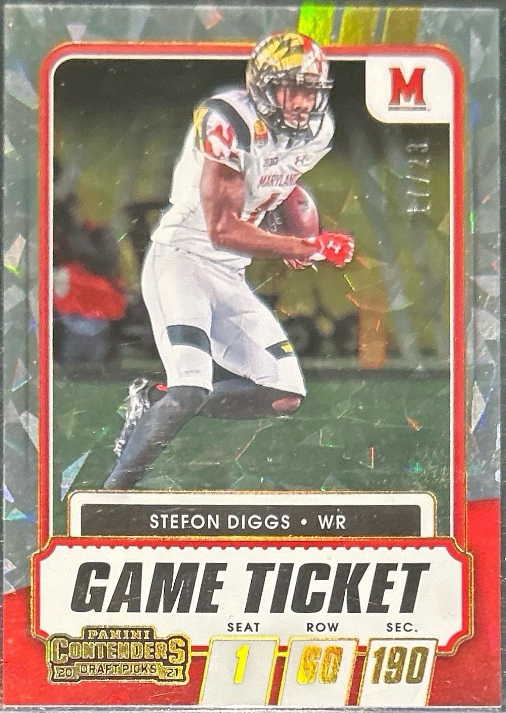 Stefon Diggs [Cracked Ice Ticket] #31