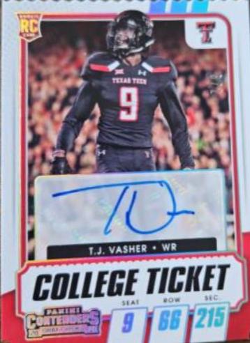 T. J. Vasher [Autograph Stub] #243