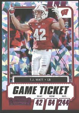T. J. Watt [Cracked Ice Ticket] #78