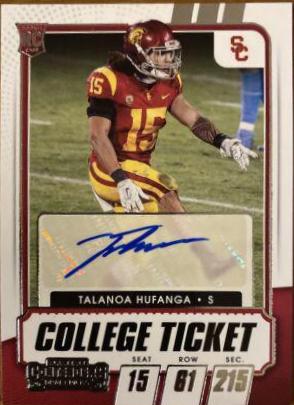Talanoa Hufanga [Autograph Campus Ticket] #242
