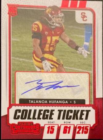 Talanoa Hufanga [Autograph Red] #242