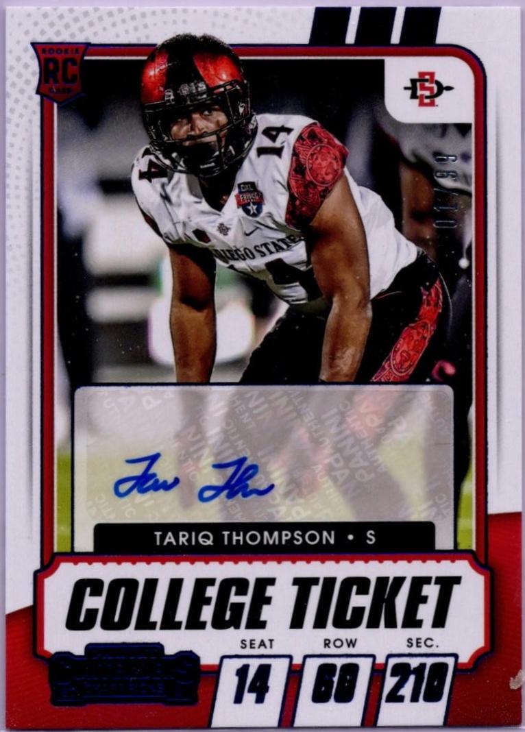 Tariq Thompson [Autograph Blue] #302