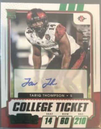 Tariq Thompson [Autograph Green] #302