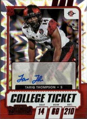 Tariq Thompson [Autograph Red Explosion] #302
