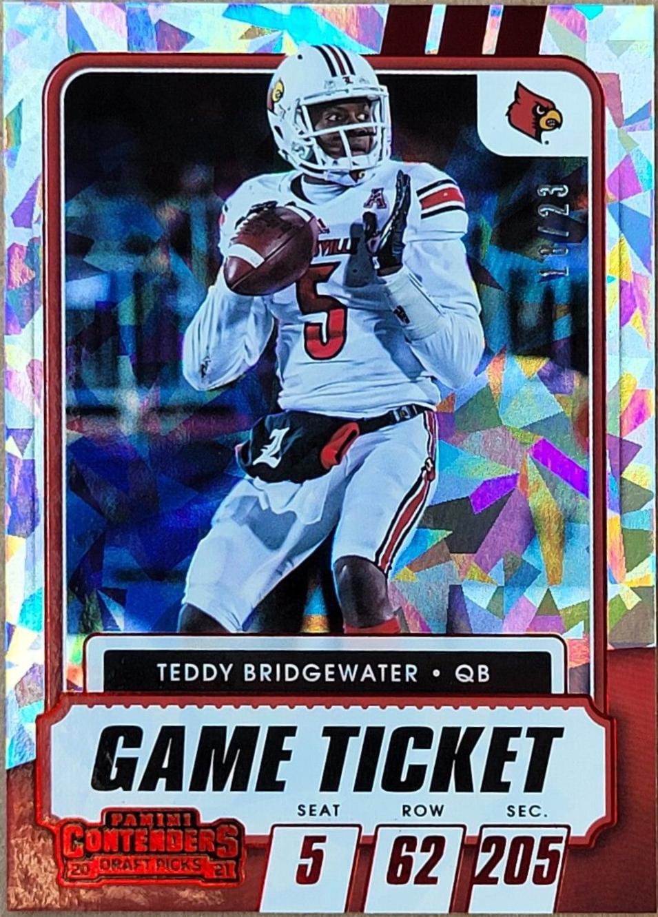Teddy Bridgewater [Cracked Ice Ticket] #17