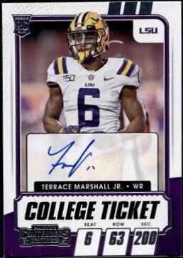 Terrace Marshall Jr. [Autograph Campus Ticket] #116