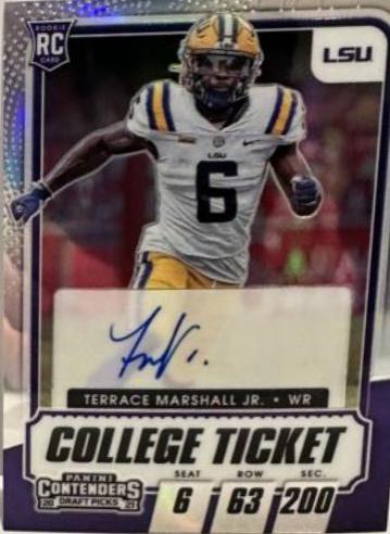 Terrace Marshall Jr. [Autograph Campus Ticket] #116C