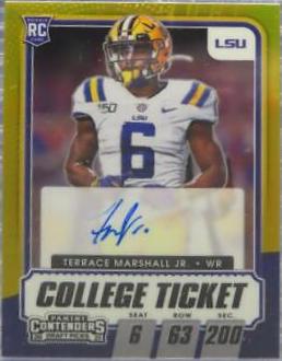 Terrace Marshall Jr. [Autograph Premium Gold] #116C