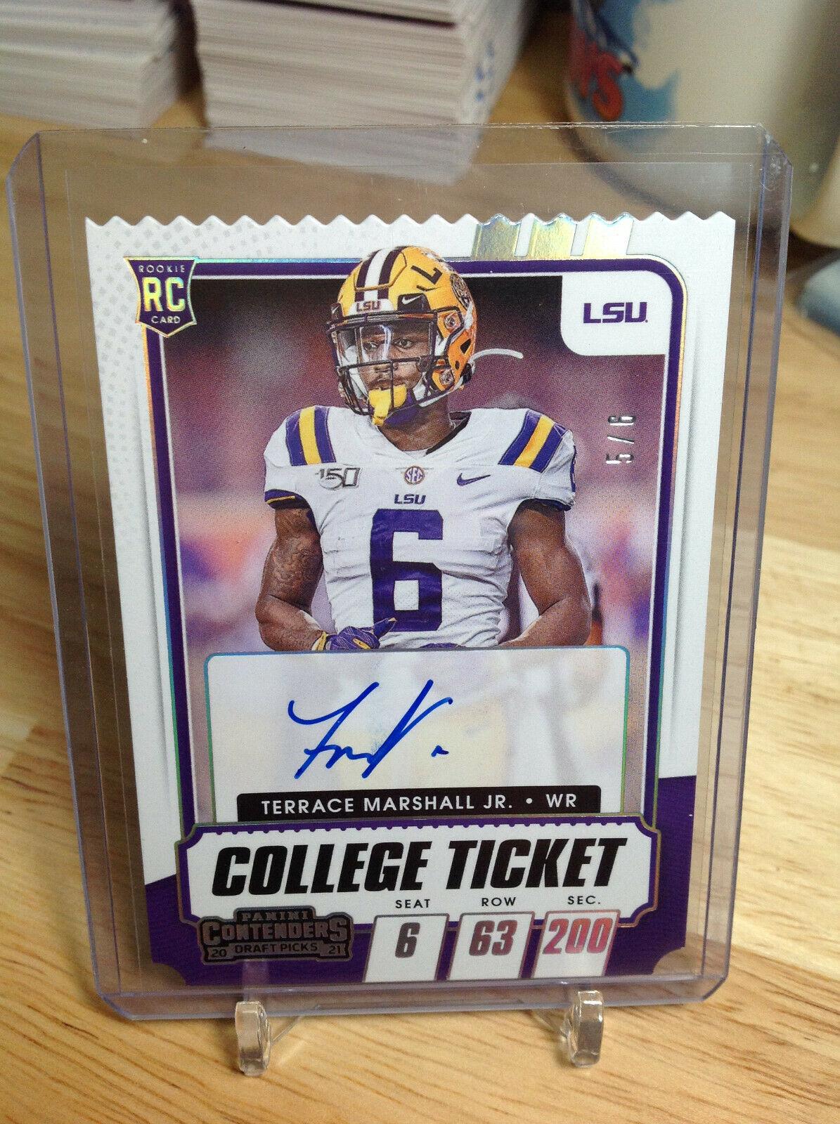 Terrace Marshall Jr. [Autograph Stub] #116