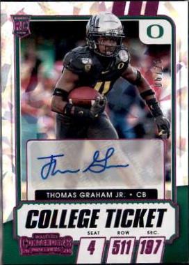 Thomas Graham Jr. [Autograph Pink Cracked Ice] #298