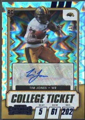 Tim Jones [Autograph Blue Explosion] #144