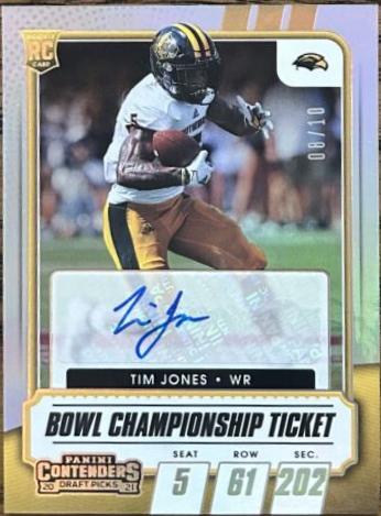 Tim Jones [Autograph Bowl Championship Ticket] #144