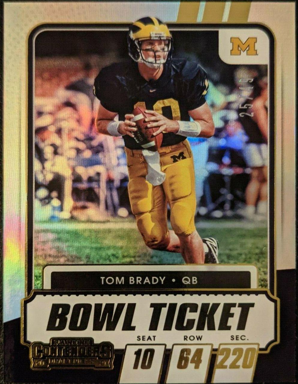 Tom Brady [Bowl Ticket] #8