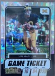 Tom Brady [Gold Cracked Ice] #8
