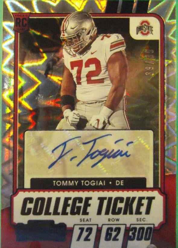 Tommy Togiai [Autograph Blue Explosion] #276