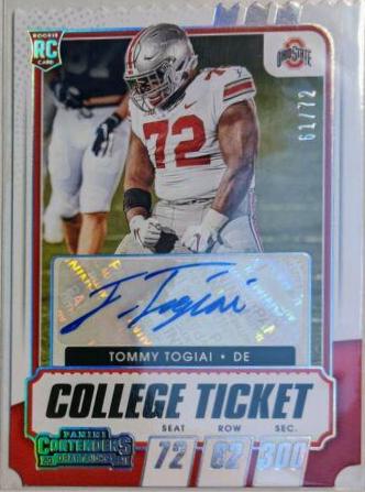 Tommy Togiai [Autograph Stub] #276