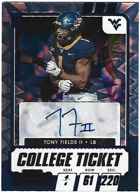 Tony Fields II [Autograph Blue Explosion] #264