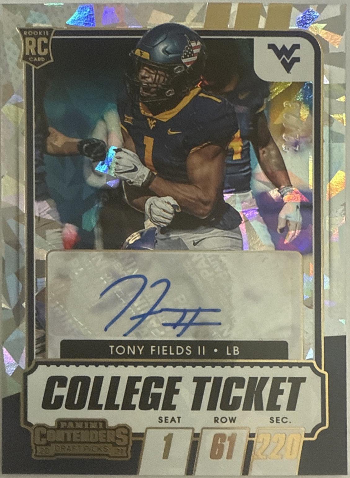 Tony Fields II [Autograph Gold Cracked Ice] #264