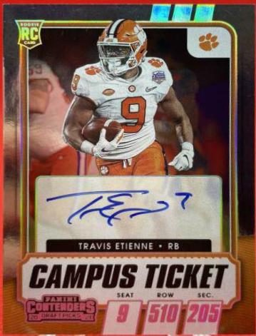 Travis Etienne [Autograph Campus Ticket] #112