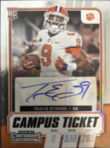 Travis Etienne [Autograph Campus Ticket] #112C