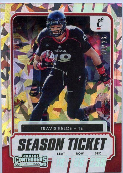 Travis Kelce [Cracked Ice Ticket] #28