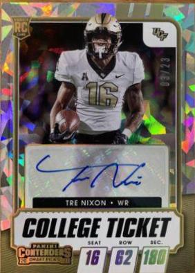 Tre Nixon [Autograph Gold Cracked Ice] #277