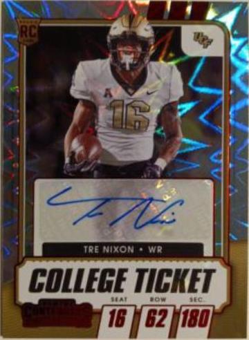 Tre Nixon [Autograph Red Explosion] #277