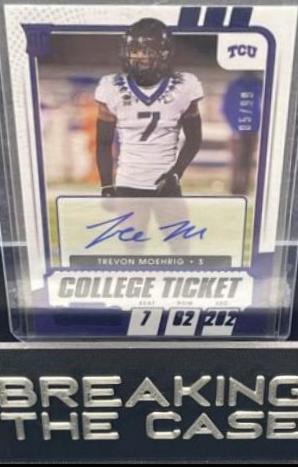 Trevon Moehrig [Autograph Blue] #155