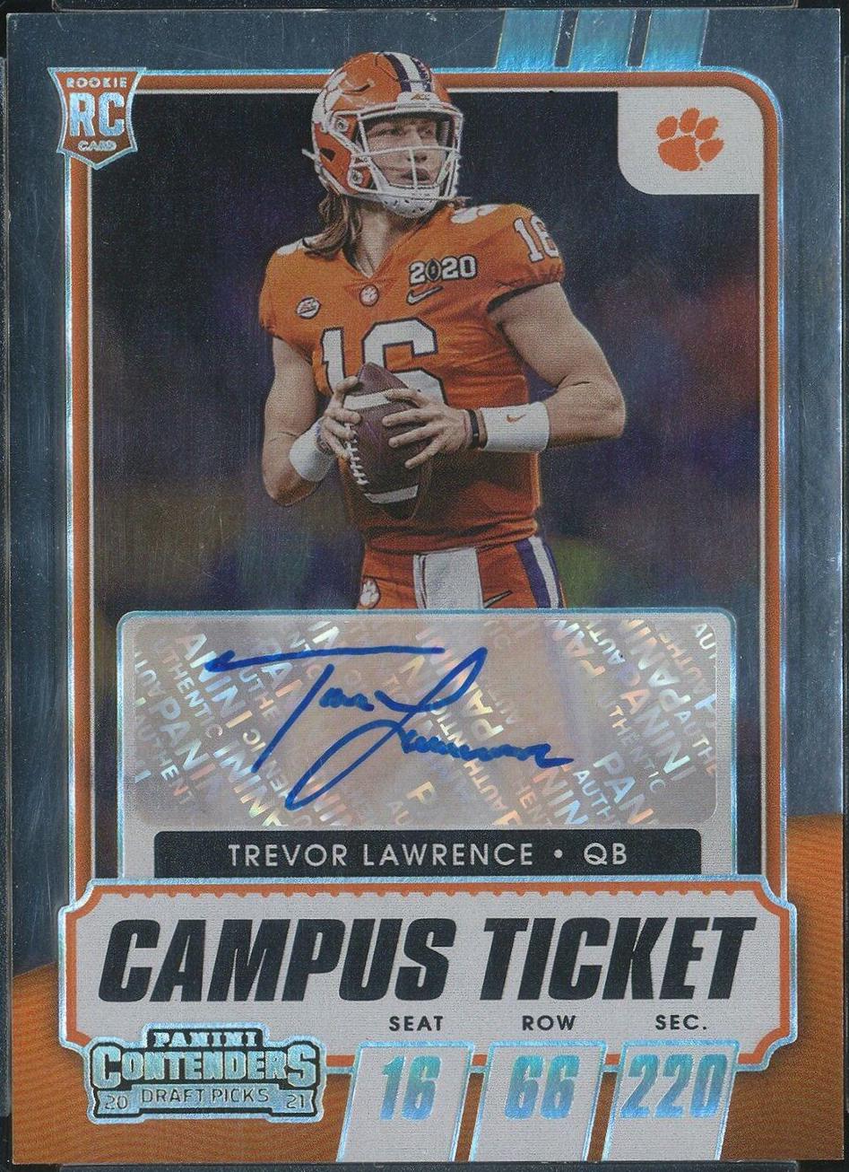 Trevor Lawrence [Autograph Campus Ticket] #101