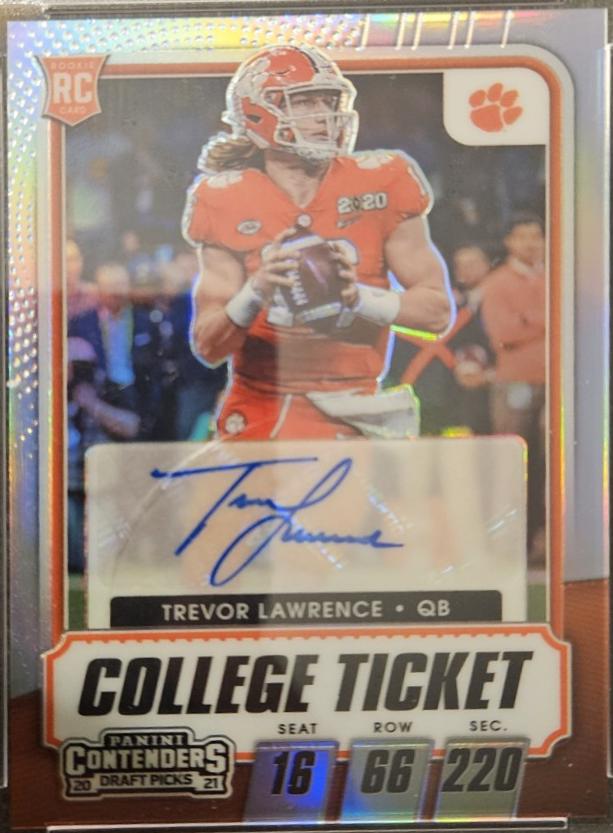 Trevor Lawrence [Autograph Campus Ticket] #101C