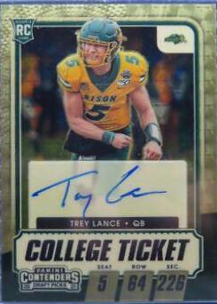 Trey Lance [Autograph Campus Ticket] #103C