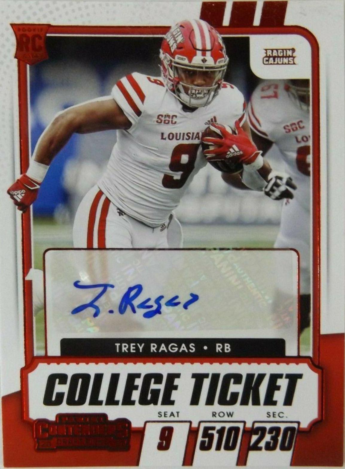 Trey Ragas [Autograph Red] #257