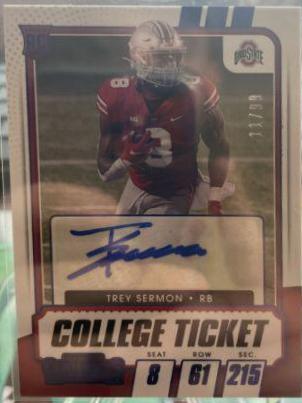 Trey Sermon [Autograph Blue] #141