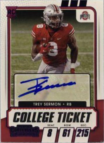 Trey Sermon [Autograph Purple] #141