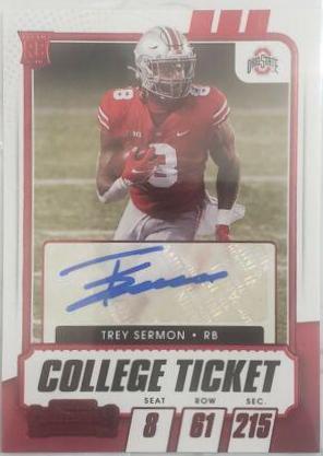 Trey Sermon [Autograph Red] #141