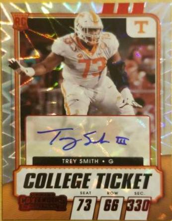 Trey Smith [Autograph Red Explosion] #198