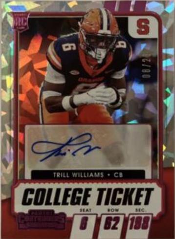 Trill Williams [Autograph Pink Cracked Ice] #286