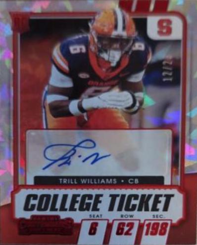 Trill Williams [Autograph Red Cracked Ice] #286