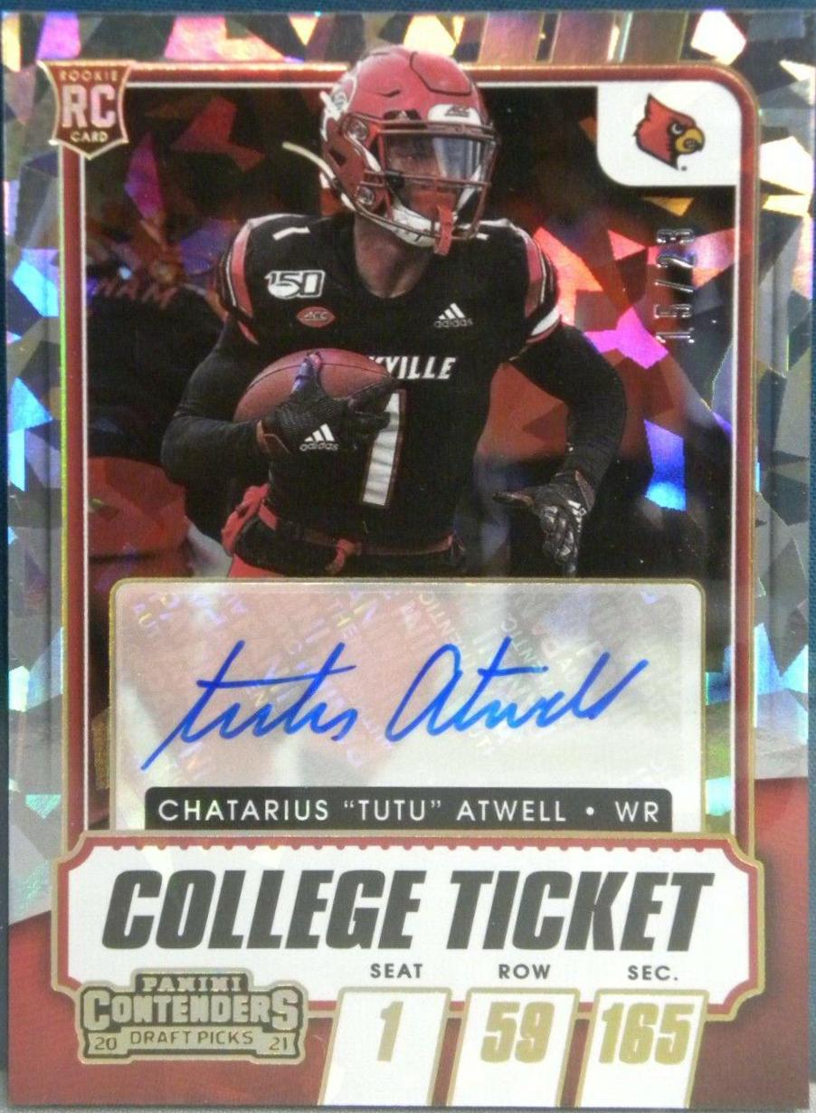 Tutu Atwell [Autograph Gold Cracked Ice] #187