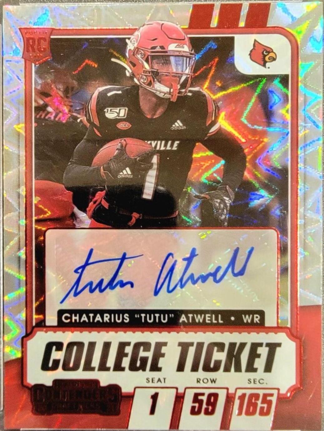 Tutu Atwell [Autograph Red Explosion] #187