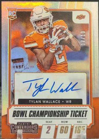 Tylan Wallace [Autograph Bowl Championship Ticket] #124