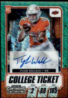 Tylan Wallace [Autograph Premium Green Shimmer] #124